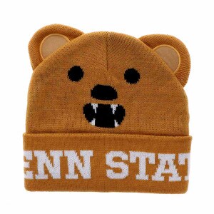 youth knit hat Penn State Nittany Lion Mascot with ears